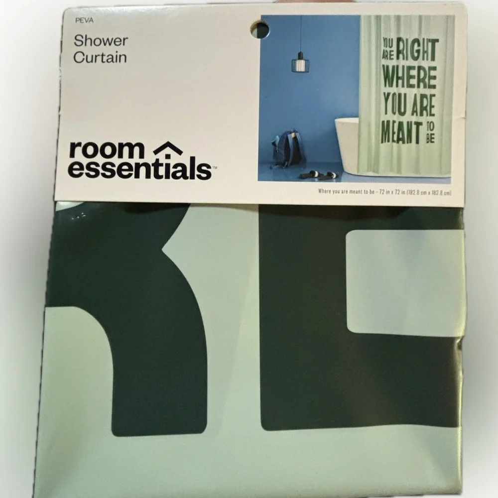 Room Essentials shower curtain